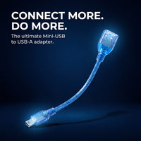 ZATECH ZA-USBC07 USB 2.0 Female to Mini USB V3 OTG Cable - 0.3m