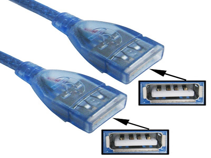 ZATECH Usb 2.0 Female To Female Cab 0.3M