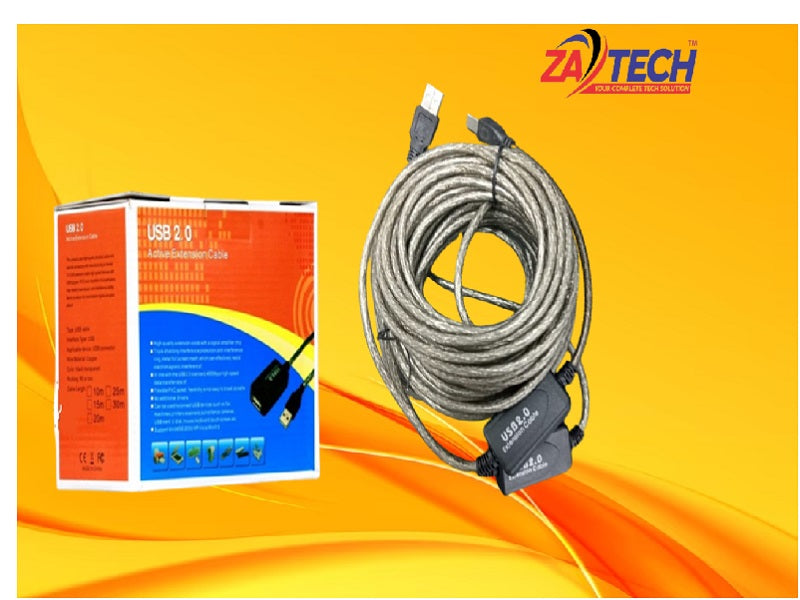 ZATECH Usb Extention Cable 15 Mtr