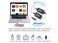 ZATECH Usb Extention Cable 25 Mtr