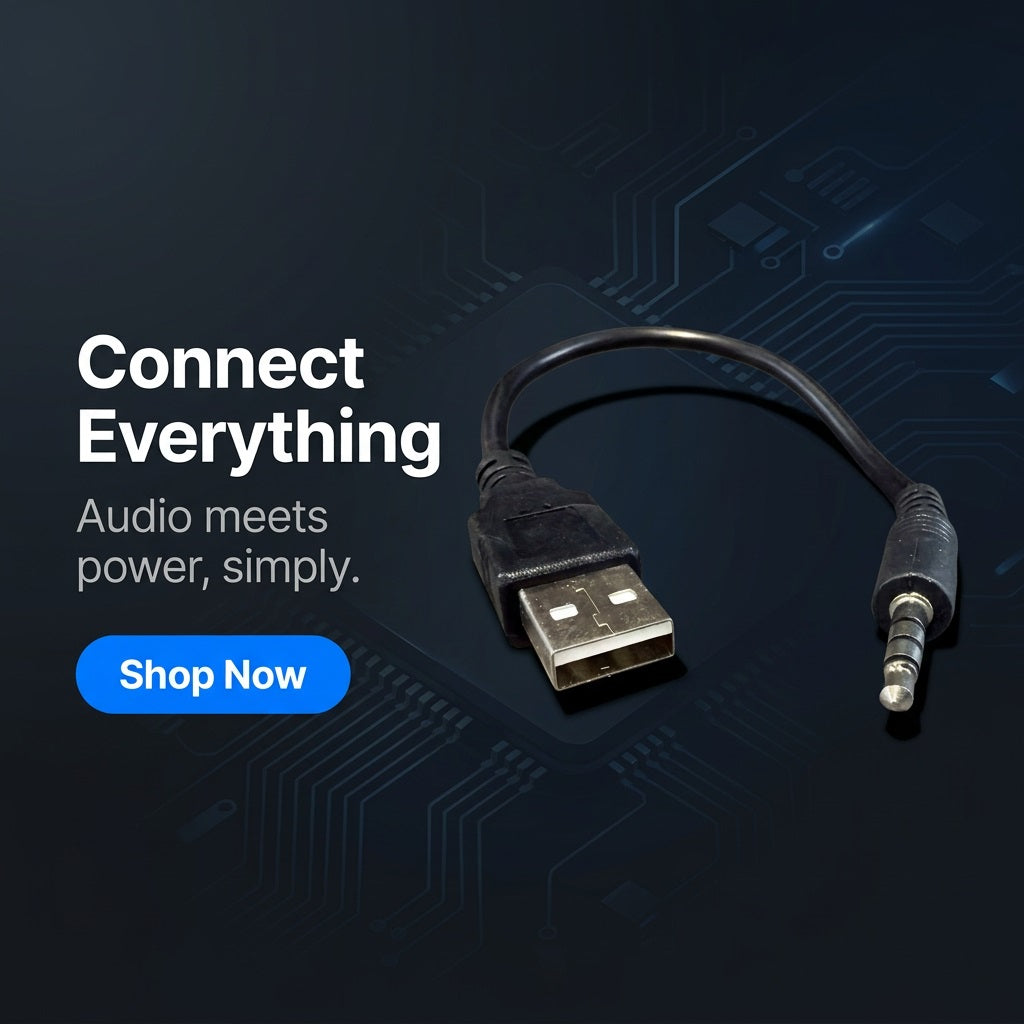ZATECH Cable Usb Male 2 3.5 Stereo – view 4