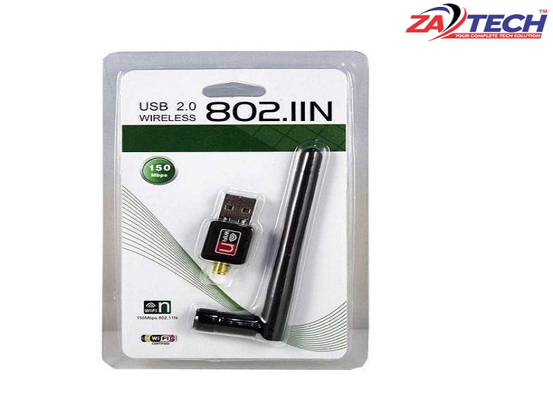 ZATECH Usb 2.0 Wireless Adaptor 150 Mbps