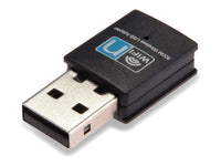 USB WiFi adapter shown from the reverse angle with WiFi logo sticker visible