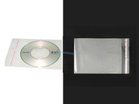 ZATECH Clear Cd Sleeves 100 Pcs