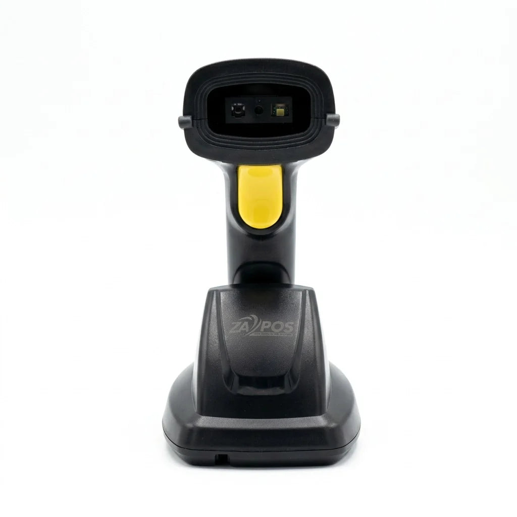 ZAPOS ZA50D Wireless Barcode Scanner with Charging Stand - Handheld POS Reader