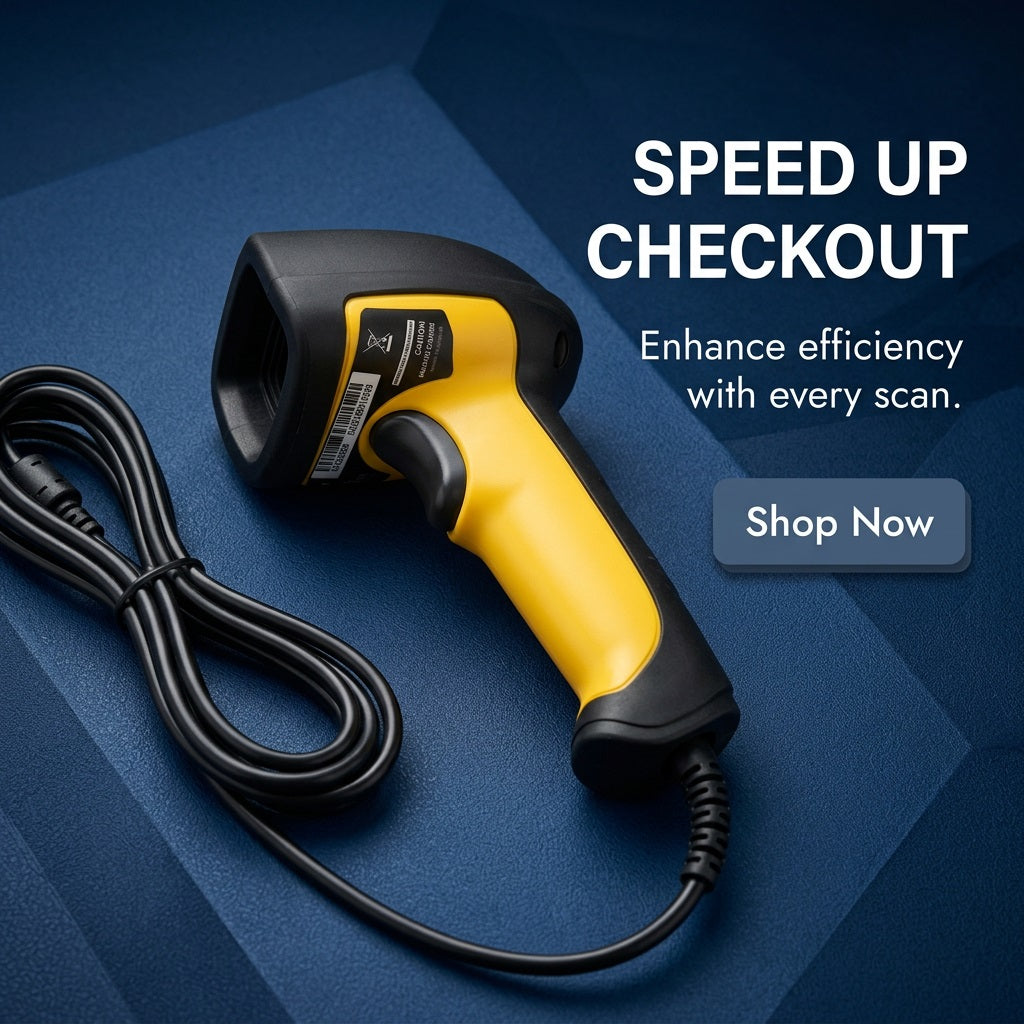 ZAPOS ZA7203HDDP Wired Handheld Barcode