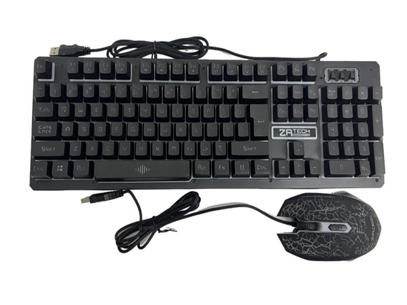 ZATECH Gaming Combo Wired Keyboard Mouse