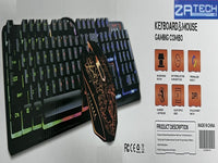 ZATECH Gaming Combo Wired Keyboard Mouse