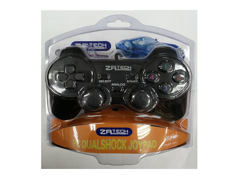 ZATECH Usb Pc Dualshock Joypad Singl Blk