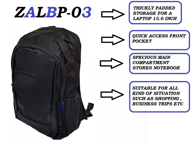 ZATECH Laptop Backpack Zalbp-03