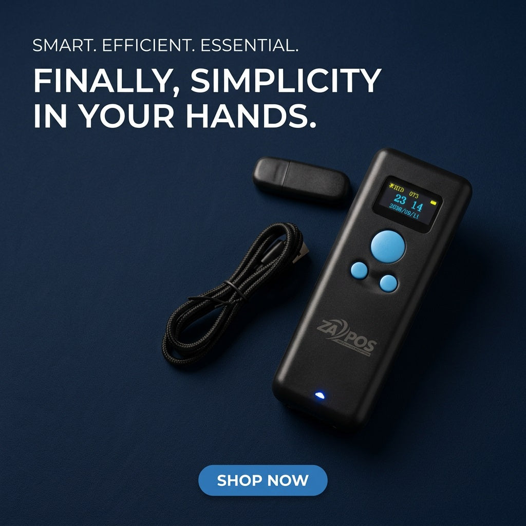 ZAPOS ZAM8 Wireless Pocket Barcode Scann