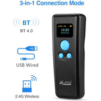 ZAPOS ZAM8 Wireless Pocket Barcode Scanner with Display - 1D & 2D Portable POS Reader – view 2