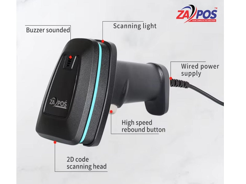 ZAPOS 2D- High Hd Barcode Scanner