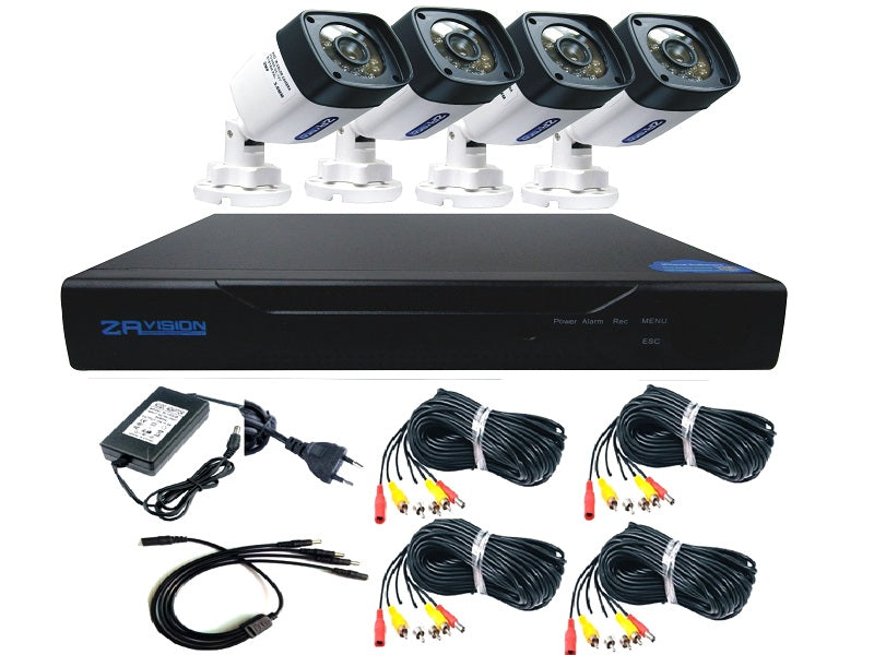 ZAVISION 4Ch 2Mp Ahd Kit