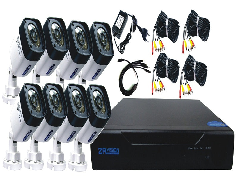 ZAVISIO 8 Ch 1Mp Ahd Kit