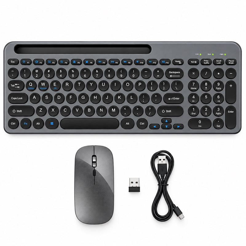 ZORNWEE 109 Wireless Keyboard Mouse Comb