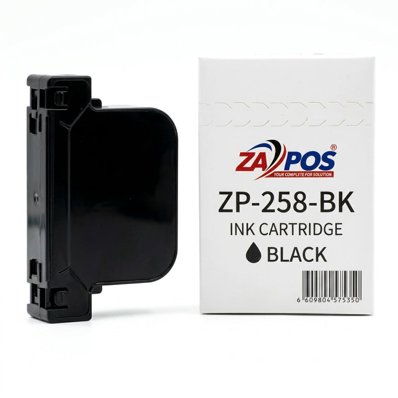 ZAPOS ZP-258-BK Black Ink Cartridge Repl