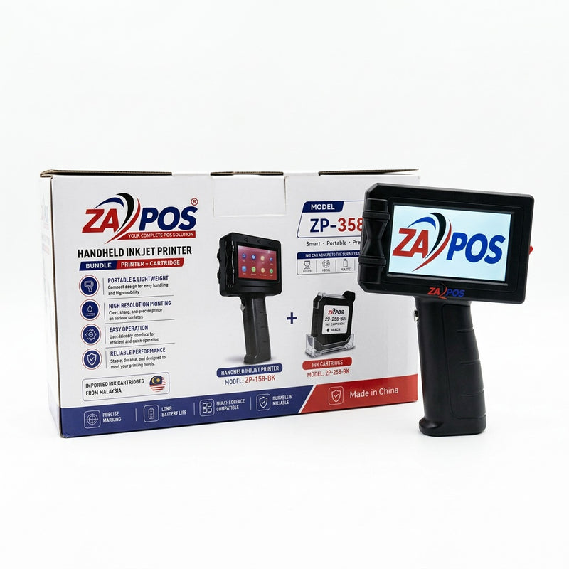 ZAPOS Handheld Inkjet Printer Bundle
