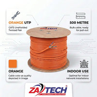 ZATECH CAT5 0.5mm Indoor Cable 500m Drum