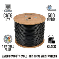 ZATECH CAT6 Indoor Network Cable 0.57mm