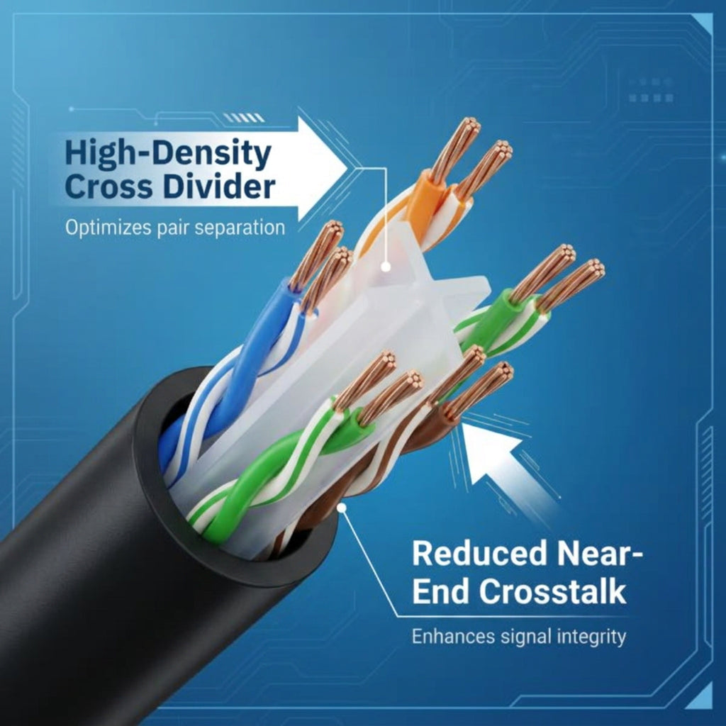 ZATECH CAT6 Indoor Network Cable 0.57mm