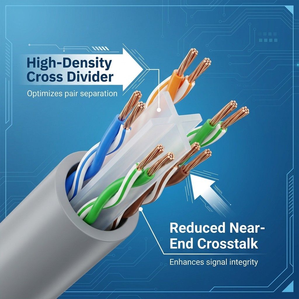 ZATECH CAT6 Indoor Network Cable 0.57mm