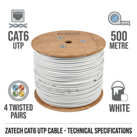 ZATECH CAT6 Indoor Network Cable 0.57mm