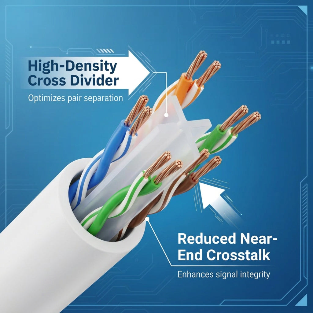 ZATECH CAT6 Indoor Network Cable 0.57mm