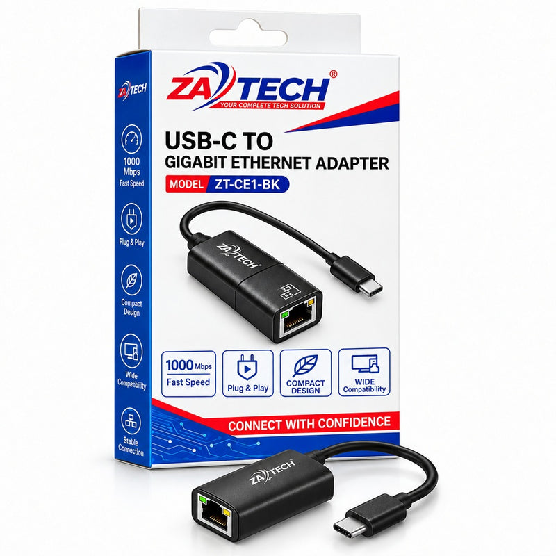 ZATECH Type-C Gigabit Ethernet Adapter