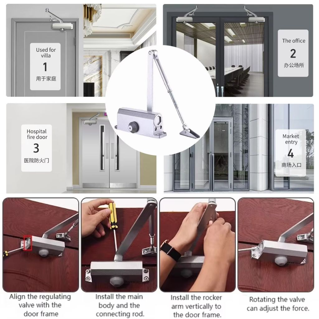 ZATECH Door Closer 45-60 Kg