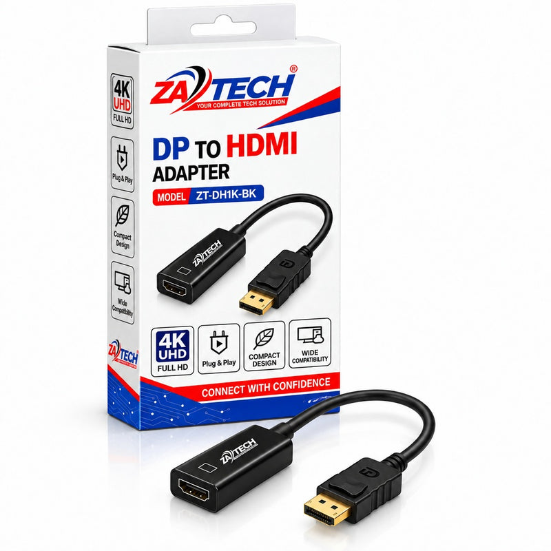 ZATECH DP Female to HDMI Video Adapter