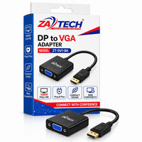 ZATECH DisplayPort to VGA Adapter Black