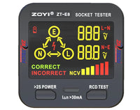 ZOYI Zt-E8 Socket Tester
