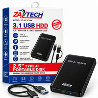 ZATECH 2.5 HDD SSD External Case Type-C