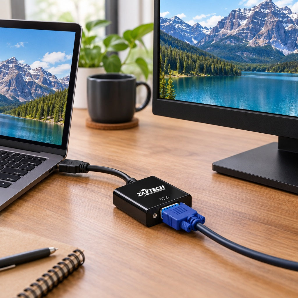 ZATECH HDMI to VGA Video Adapter Black – view 2