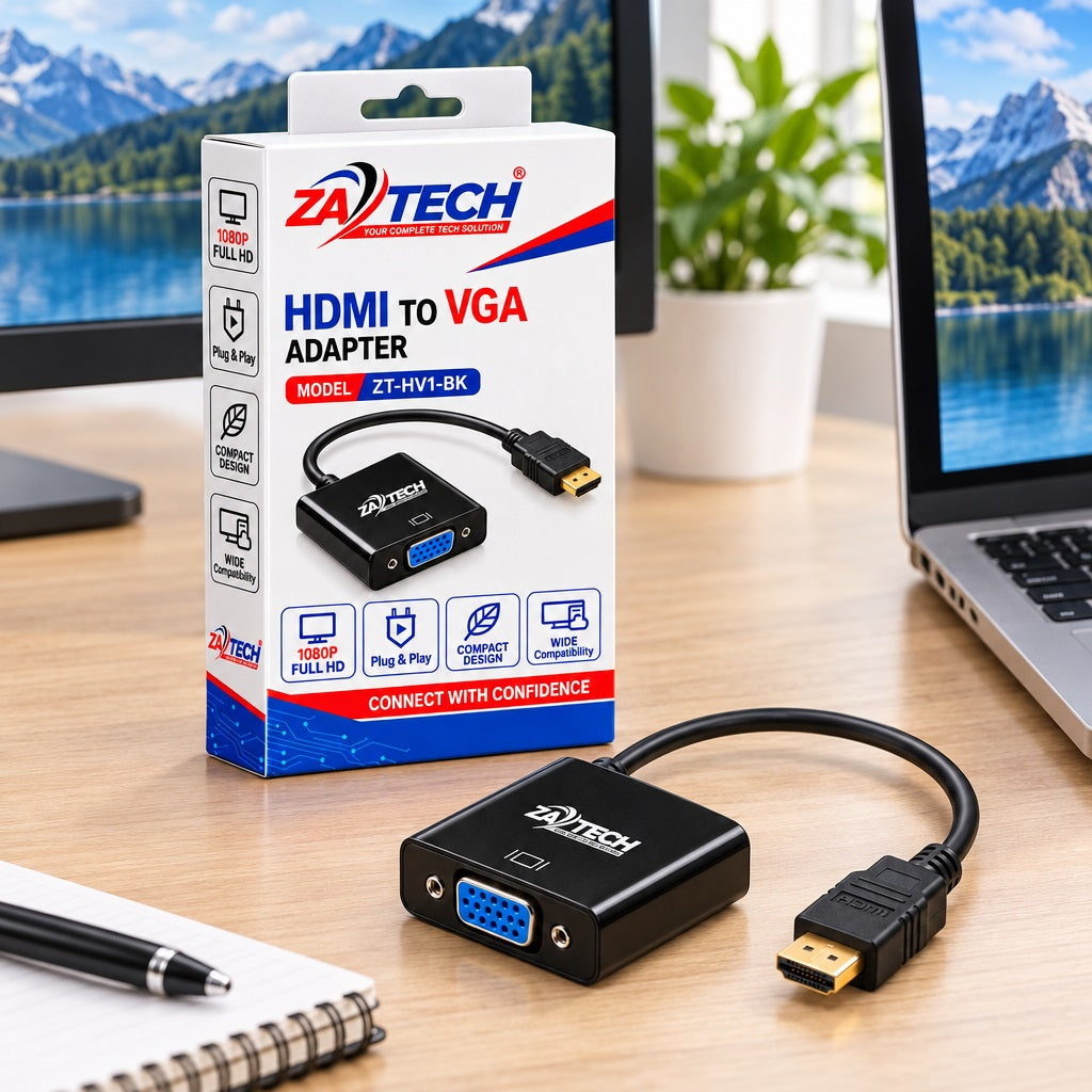 ZATECH HDMI to VGA Video Adapter Black – view 3