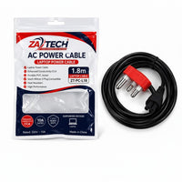 ZATECH 1.8M Laptop Power Cable Cord Blac