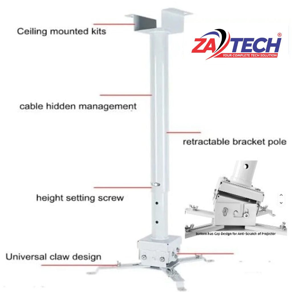 ZATECH Universal Projector Ceiling Mount