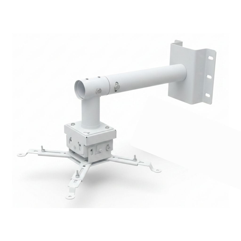 ZATECH universal projector wall mount with adjustable 30 to 60cm extension arm