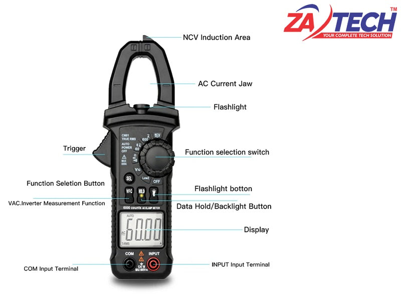 ZOYI Zt-Qs9 Digital Clamp Multimeter