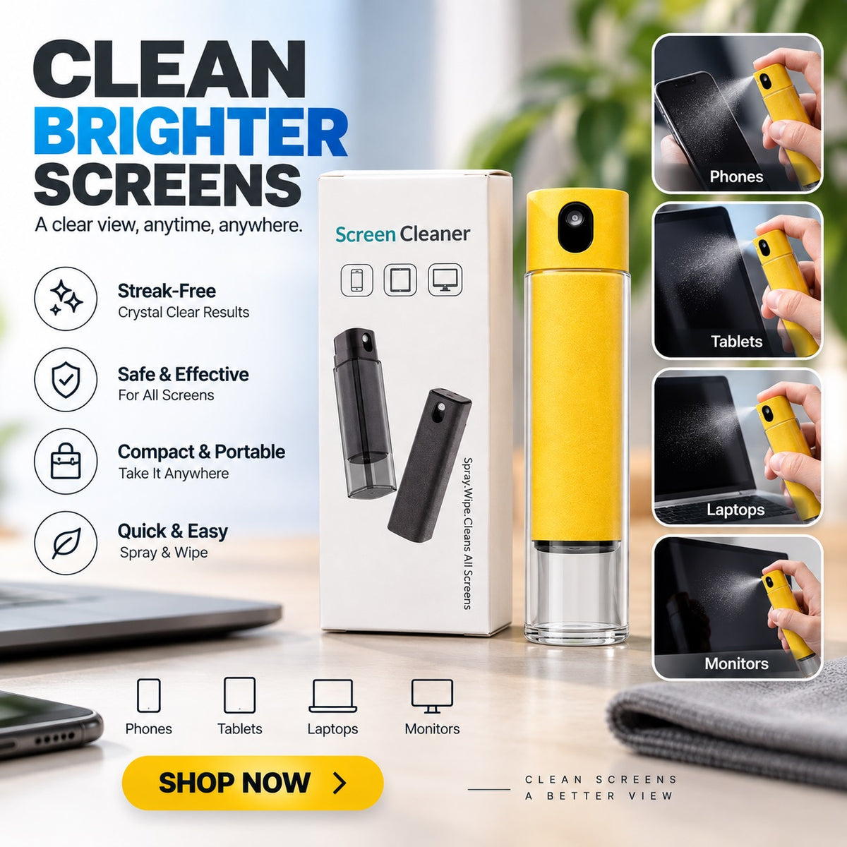 ZATECH ZT-SCM1 Screen Cleaning Mist