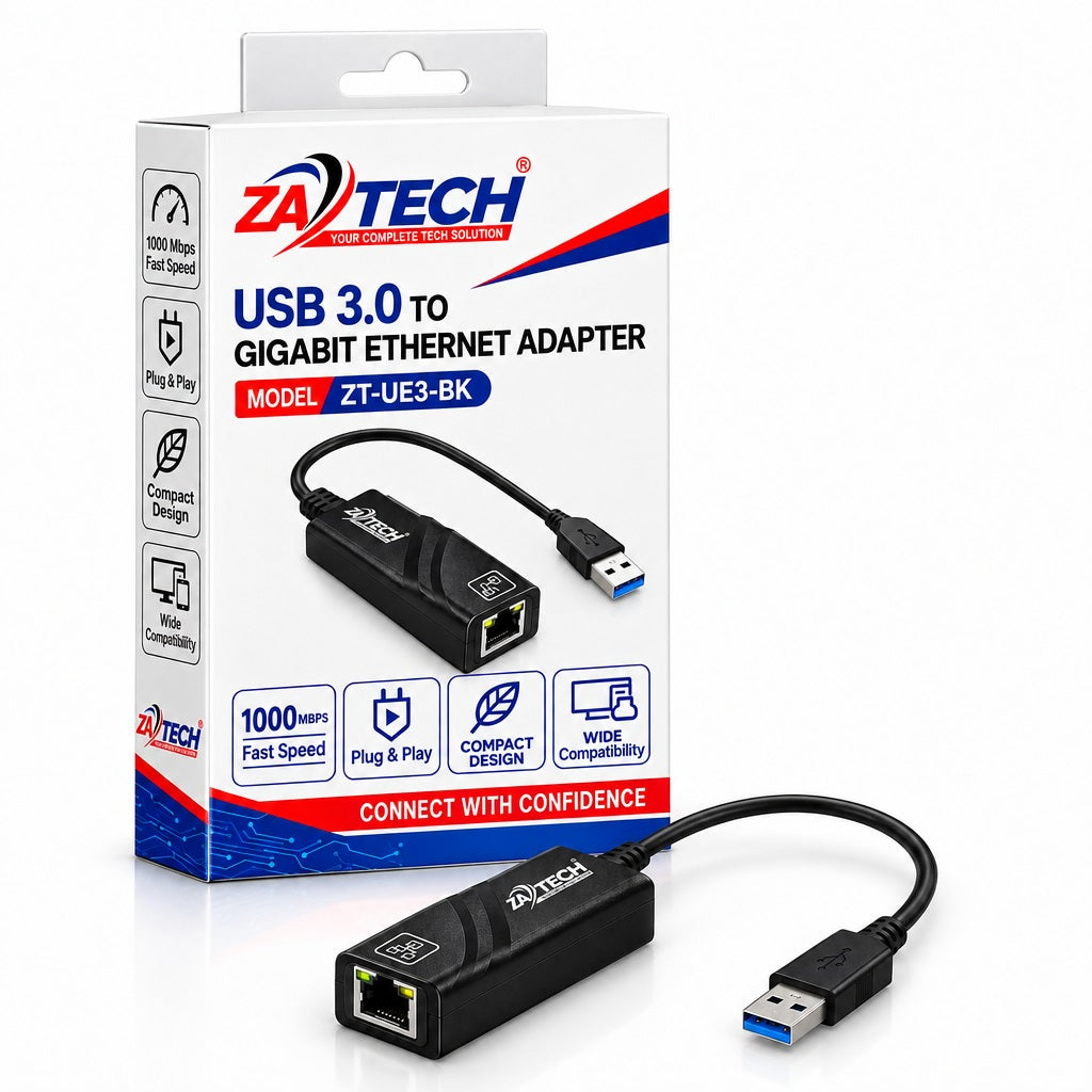 ZATECH USB 3.0 Gigabit Ethernet Adapter