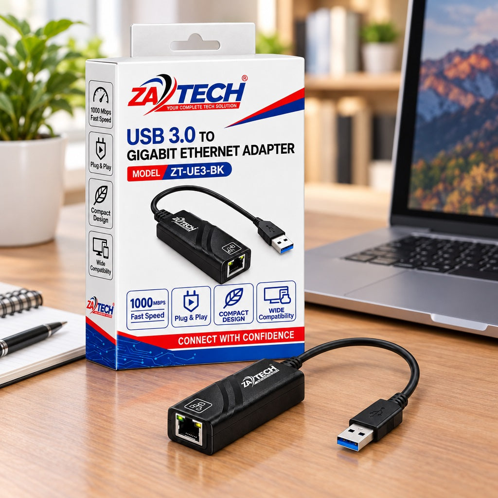 ZATECH USB 3.0 Gigabit Ethernet Adapter