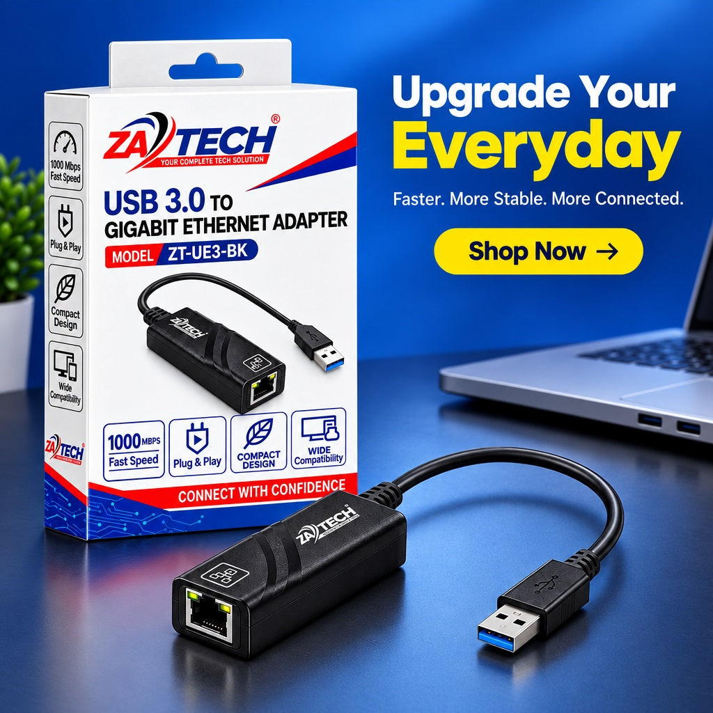 ZATECH USB 3.0 Gigabit Ethernet Adapter