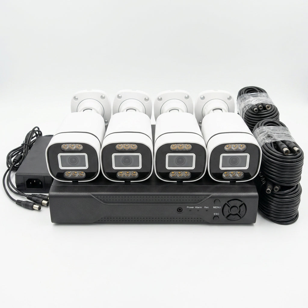 ZAVISION 4CH 2MP AHD Full Colour CCTV