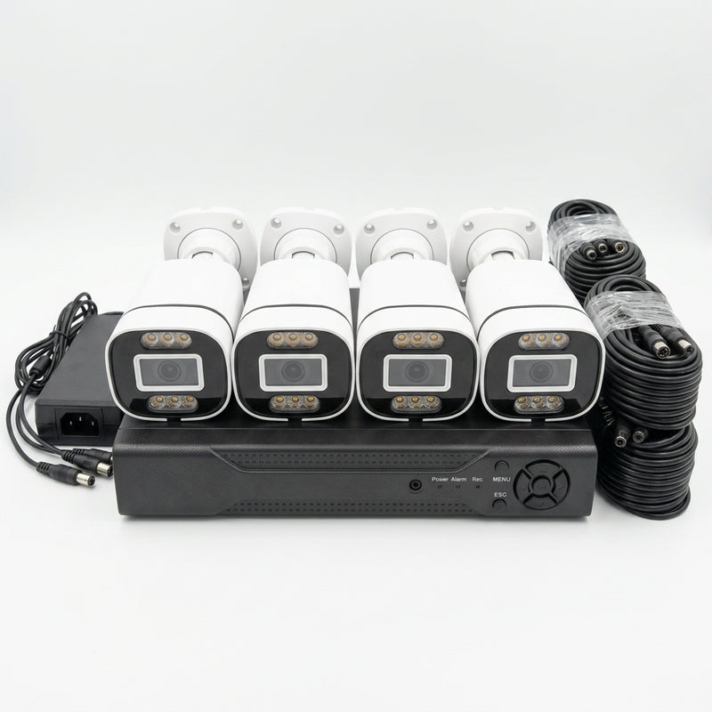 ZAVISION 4CH 2MP AHD Full Colour CCTV