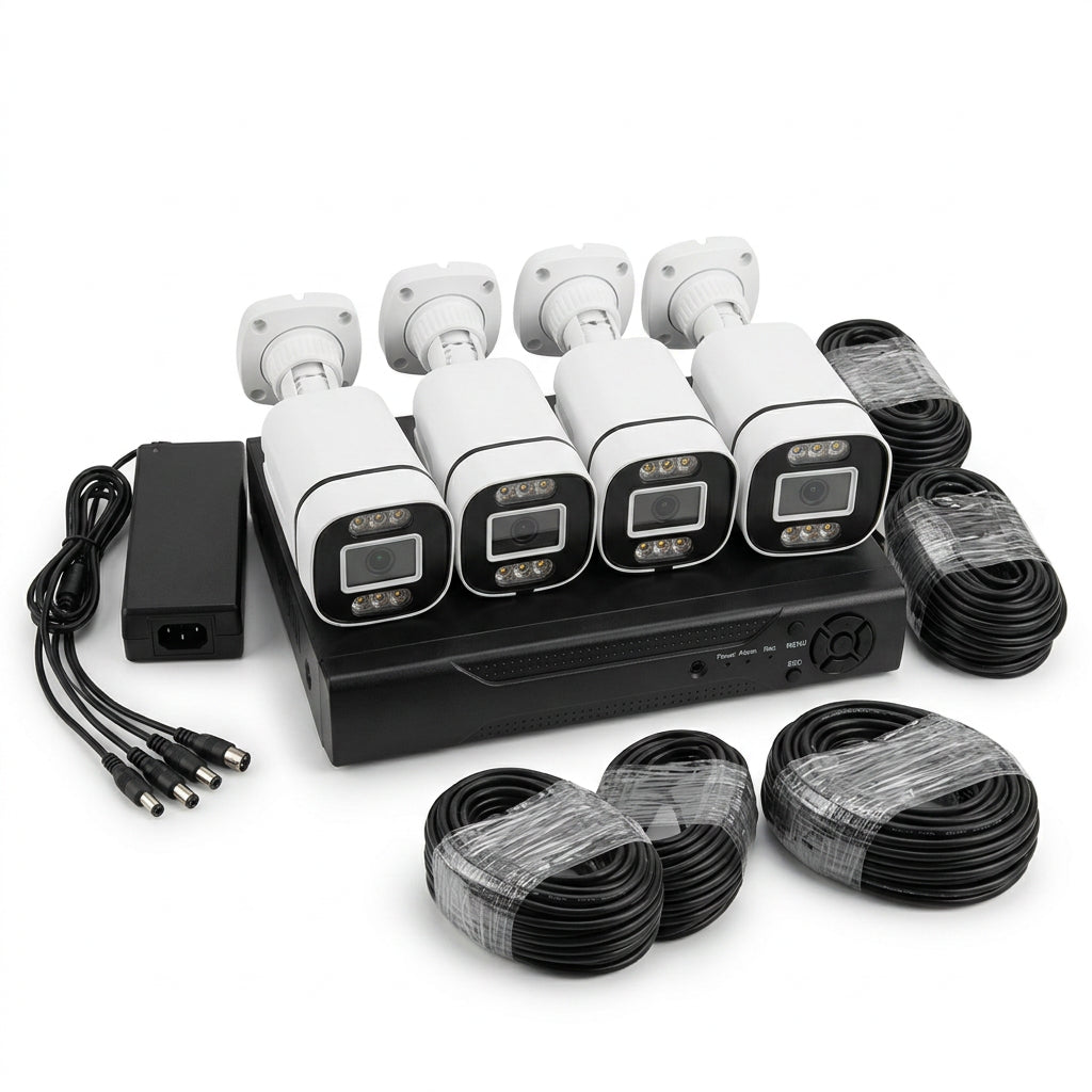 ZAVISION 4CH 5MP AHD Full Colour CCTV