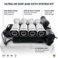 ZAVISION 4CH 5MP AHD Full Colour CCTV – view 4