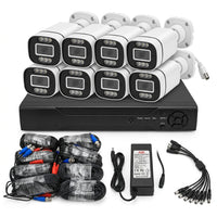 ZAVISION 8CH 2MP AHD Full Colour CCTV