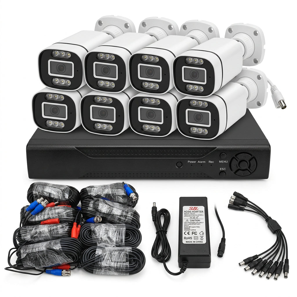 ZAVISION 8CH 2MP AHD Full Colour CCTV
